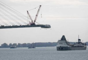 Trump is threatening to block a new bridge between Detroit and Canada from opening : NPR