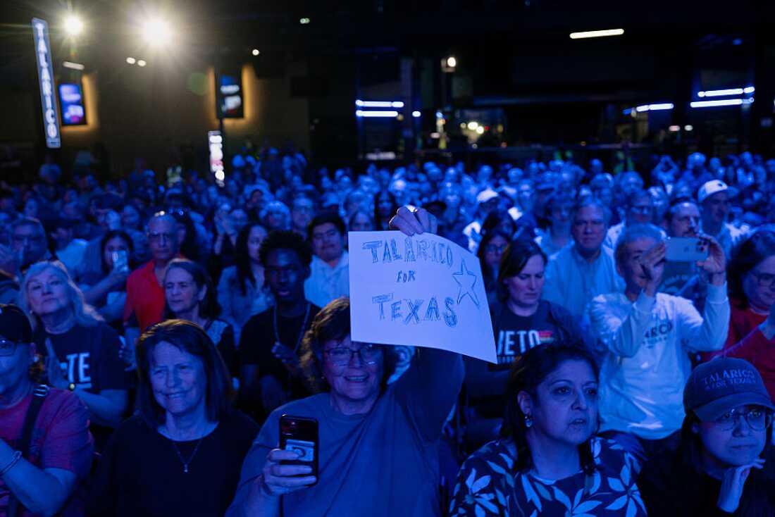 A record number of Democrats voted in Texas' primary : NPR