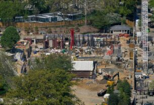 White House ballroom construction can continue for now, appeals court says : NPR