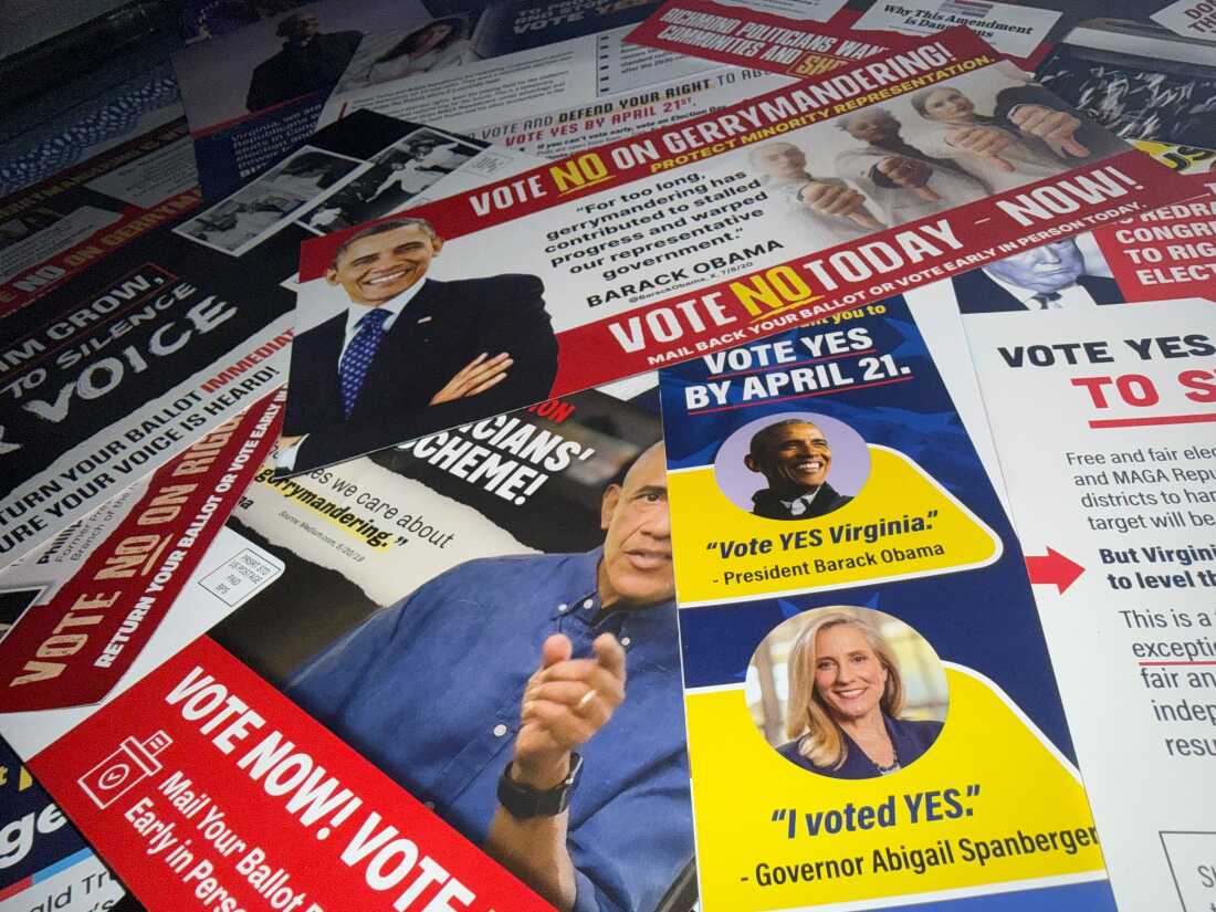 Virginia redistricting campaigns have left voters confused : NPR